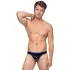 Black Level - tanga masculino clássico - vinil preto - L