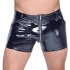 Black Level - cueca masculina vinil com bolso lateral - preta - 2XL