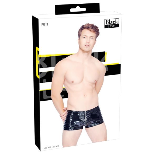 Black Level - Bermuda Masculina com Zíper (Preta)