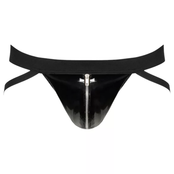 Black Level - cueca jock com zíper - preta - M