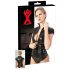 LÁTEX - Blusa Feminina de Mangas Curtas com Zíper (Preta) - L