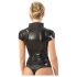 LÁTEX - Blusa Feminina de Mangas Curtas com Zíper (Preta) - L