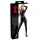 LATEX - macacão feminino manga longa - látex preto - XL