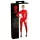 LATEX - macacão feminino manga longa - látex vermelho