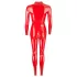 LATEX - macacão feminino manga longa - látex vermelho