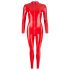 LATEX - macacão feminino de manga longa (vermelho) - M