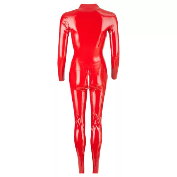 LATEX - macacão feminino manga longa - látex vermelho - M