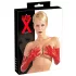 Latex - luva longa unissex - vermelho