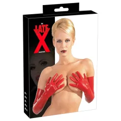 Luvas unissexo compridas Late X (vermelhas) - M