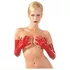 Latex - luva longa unissex - vermelho - L