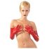 LÁTEX - luvas longas unissex (vermelho) - XL