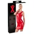 Latex - vestido minissaia sem mangas - latex vermelho - XL
