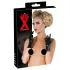 LATEX - luva curta unissex - látex preto - L