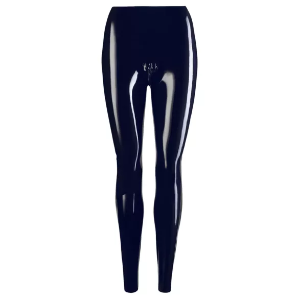 Latex - leggings com zíper - preto - M
