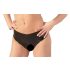 LATEX - calcinha feminina aberta - preta (S-L)