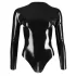 Latex - body feminino manga longa - preto - 2XL