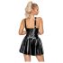 LATEX - Vestido Mini com Saia Plissada (Preto)