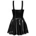 LATEX - Vestido Mini com Saia Plissada (Preto)