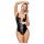 LATEX - Body em latex com zíper completo (preto)