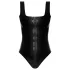 LATEX - body de látex com zíper (preto) - M