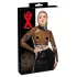 LATEX - blusa em látex transparente - preto - M