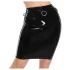 LATEX - saia midi de látex (preta) - L