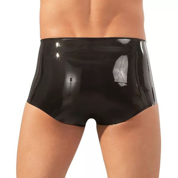 Latex - cueca boxer com capa peniana - preto - L/XL