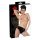 LATEX - calcinha feminina com plugue interno (preta) - L