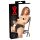 LATEX - Calcinha Feminina com Dildo Interno Inflável (2 unidades, preto) - M
