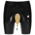 LATEX - Cueca à prova de vazamentos com abertura (preta)