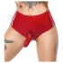 LATEX - Cinturão com dildo realista (vermelho)
