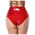 LATEX - Cinturão com dildo realista (vermelho)