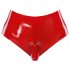 LATEX - Cinturão com dildo realista (vermelho)