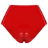 LATEX - calcinha com dildo realista (vermelho)