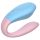 Mrow 03 - vibrador duplo e impermeável (azul-rosa)