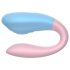 Mrow 03 - vibrador duplo e impermeável (azul-rosa)
