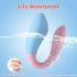 Mrow 03 - vibrador duplo e impermeável (azul-rosa)