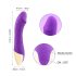 Mrow Real Lover - vibrador realista à prova d'água (roxo)