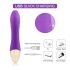 Mrow Real Lover - vibrador realista à prova d'água (roxo)