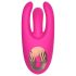 Mrow - Vibrador Rosa 3 Pontas Recarregável
