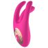 Mrow - Vibrador Rosa 3 Pontas Recarregável
