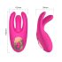 Mrow - Vibrador Rosa 3 Pontas Recarregável