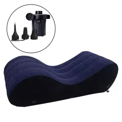 Magic Pillow - sofá inflável sexual - grande - azul