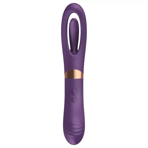 Funny Me Dual - vibrador 2 em 1 língua recarregável - silicone lilás