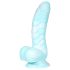 Serpente do Mar OgazR - Dildo Texturizado 17 cm (azul-branco)