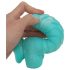 Serpente do Mar OgazR - Dildo Texturizado 17 cm (azul-branco)