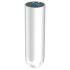 Mini Bullet Cômico - vibrador branco à prova d'água e recarregável