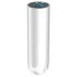 Mini Bullet Cômico - vibrador branco à prova d'água e recarregável