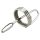 DeepRing - dilatador de metal com anel - 9cm (prata)