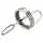 DeepRing - dilatador uretral com anel - metal 9cm prata